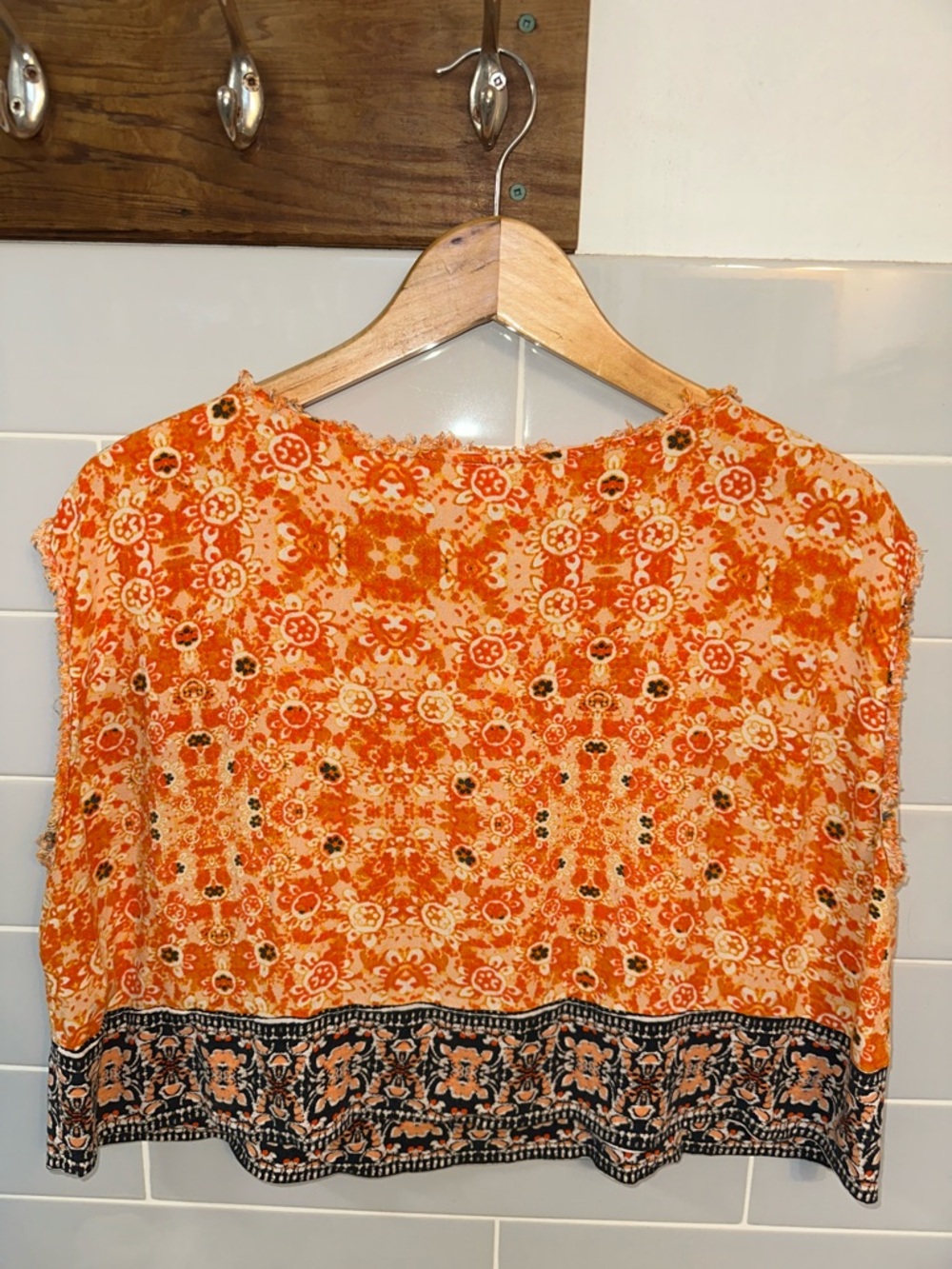 Free People Patterned Crop Top - Picture 6 of 11